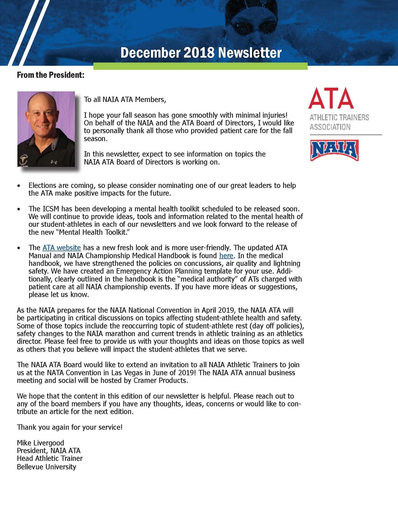 ata newsletter