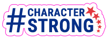 character strong sticker