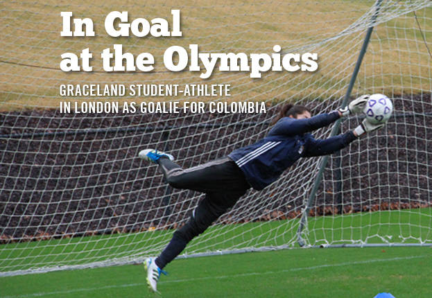 In goal at the Olympics