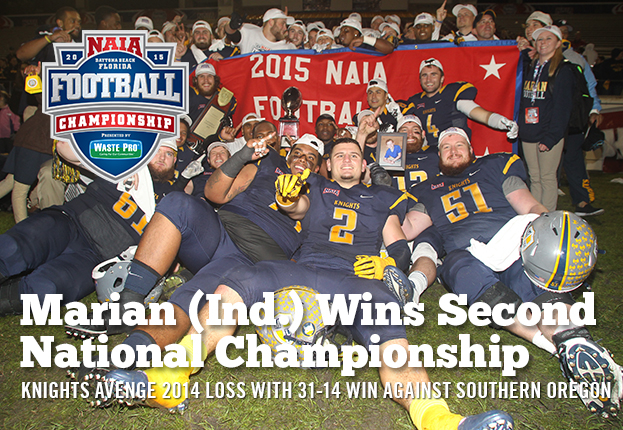 Marian (Ind.) Wins Second Football National Championship