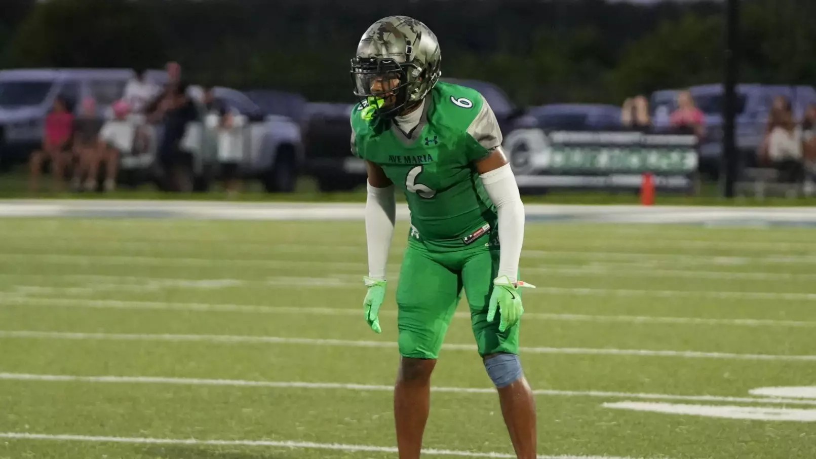 Rashad Orr blocked a pair of kicks in Ave Maria's 44-39 win over Florida Memorial.