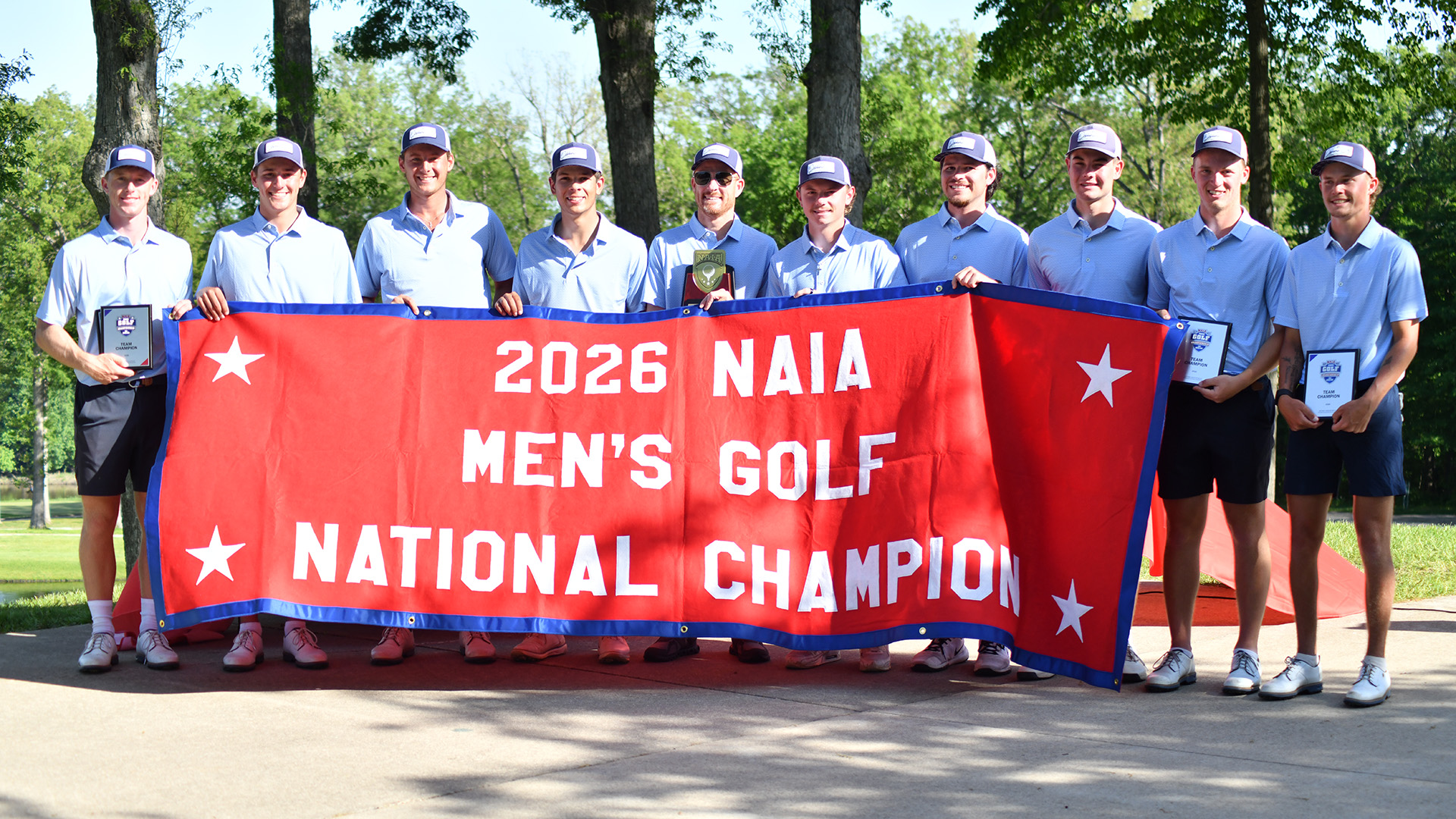The Stars captured their NAIA-best 12th men's golf national championship today at TPC Deere Run.