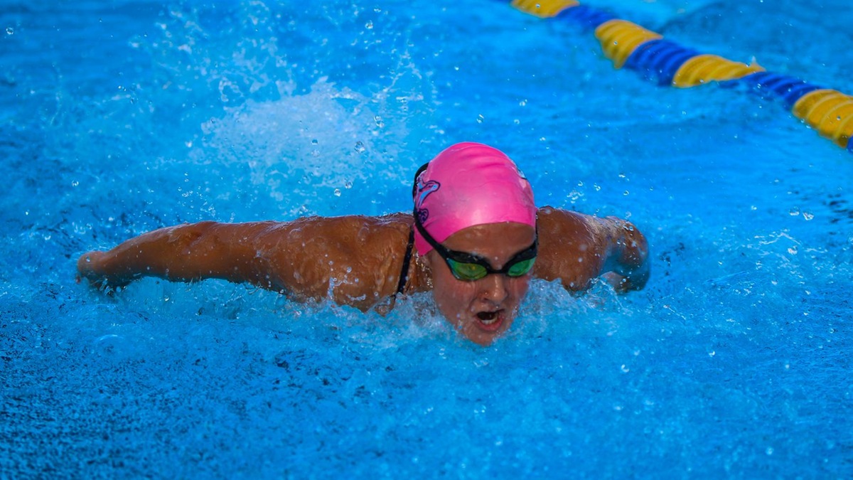 Luiza Bersi is the NAIA Women's Swimmer & Diver of the Week for Oct. 29 after her performance against FAU.