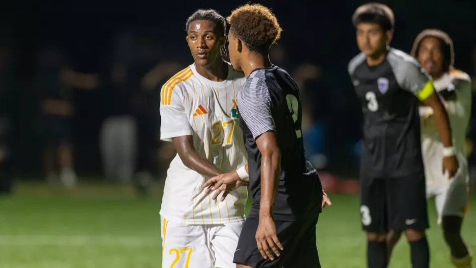 Ellison Haynes in action earlier in the week versus Wiley.