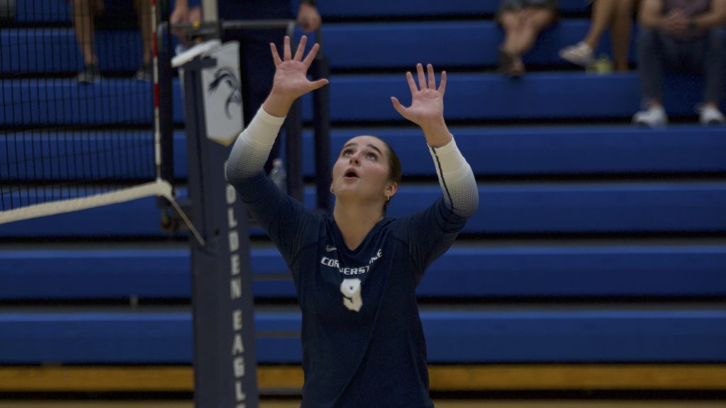 Hutchinson Records 14 Assists Per Set in Upset Over No. 15 to Aid in Earning Setter of the Week