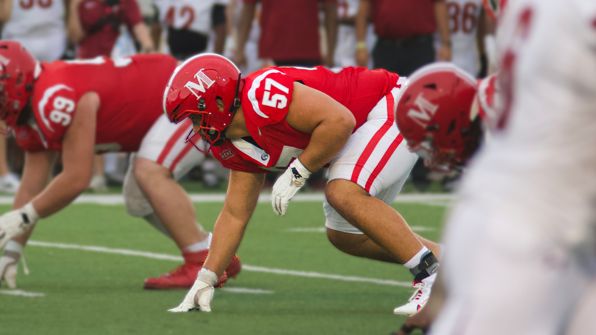 Joshua Ferguson lines up for McPherson.