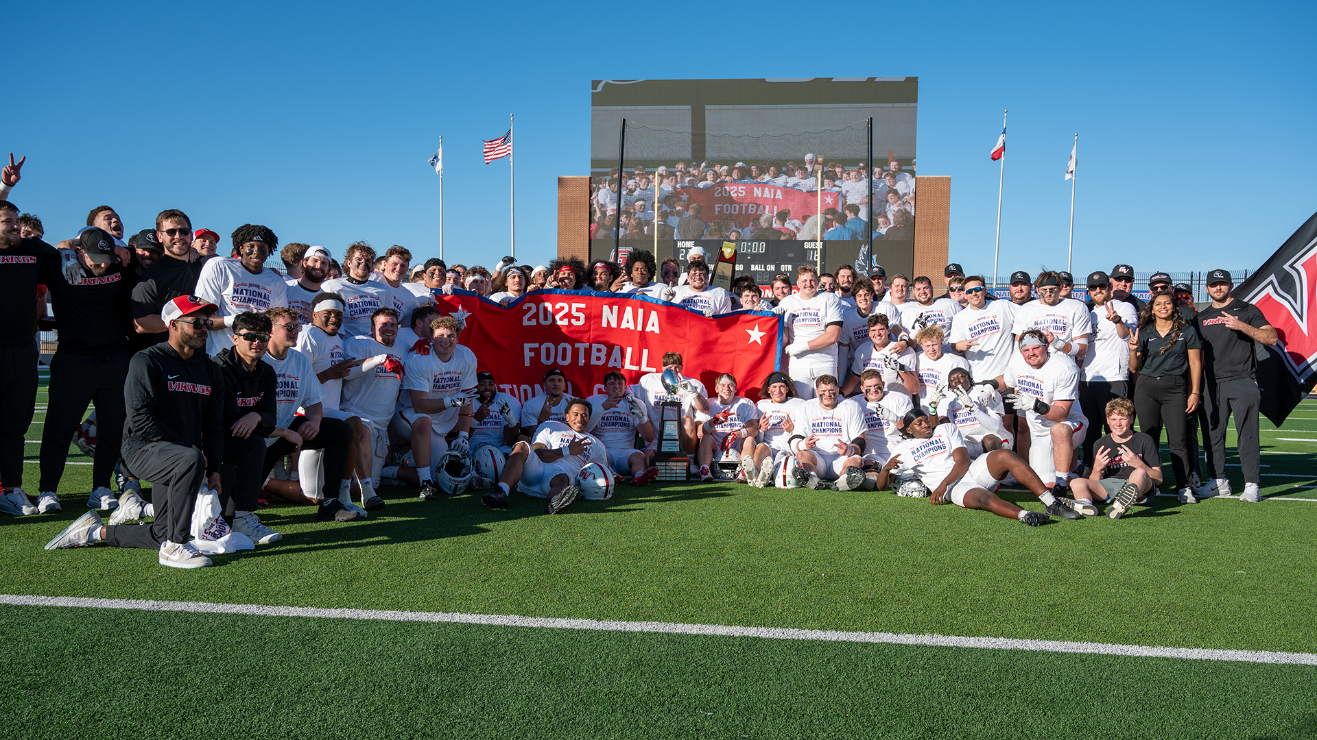 No. 1 Grand View (Iowa) Reclaims Coveted Red Banner, Repeating as NAIA Football National Champions