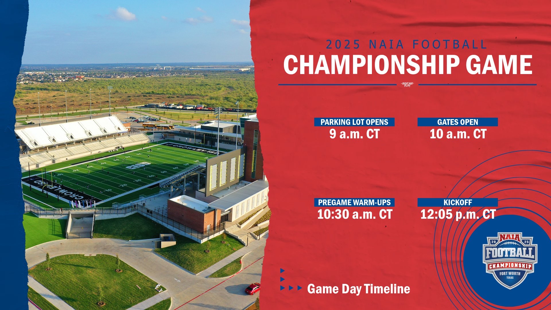 Football Championship Gameday Information