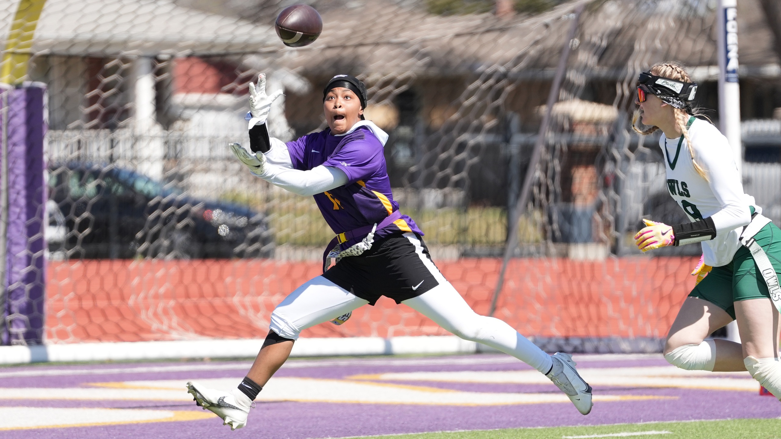 Coyotes’ Aliyah Wood Heats Up in Three Wins, Earning Flag Football Offensive Award